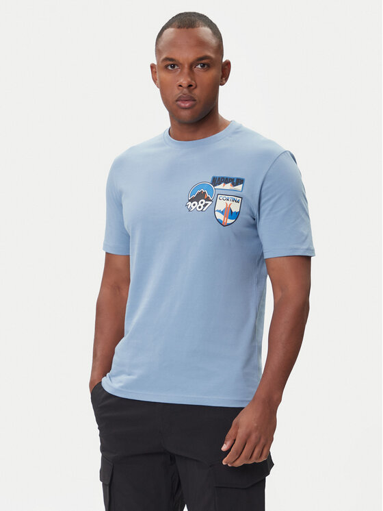 Napapijri Napapijri Camiseta S-Montepiana NP0A88SV Azul Regular Fit