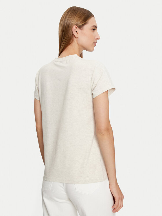 BOSS Boss Футболка Bea 50525711 Écru Regular Fit