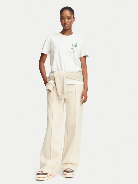 Napapijri Napapijri Camiseta Bliss NP0A8AVF Crema Regular Fit