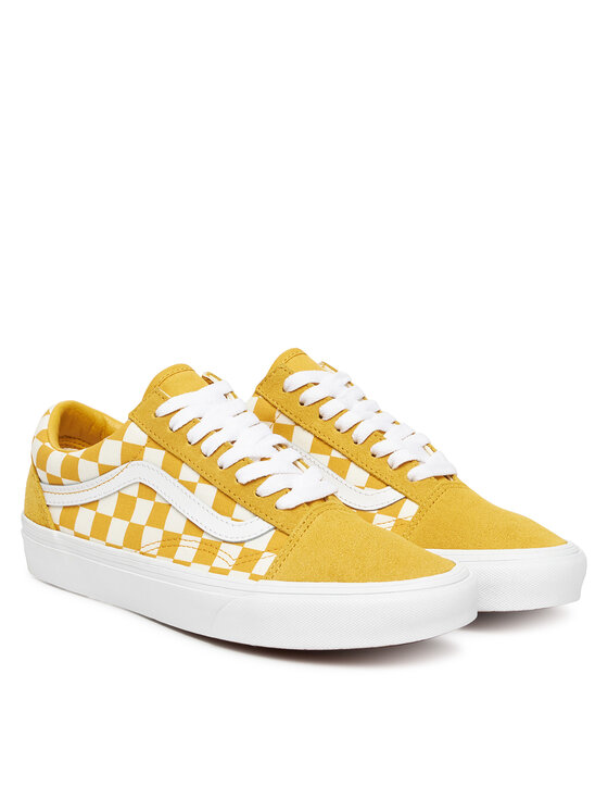 Vans Гуменки Vans Old Skool Checkerboard VN000DB3ZX71 Жълт