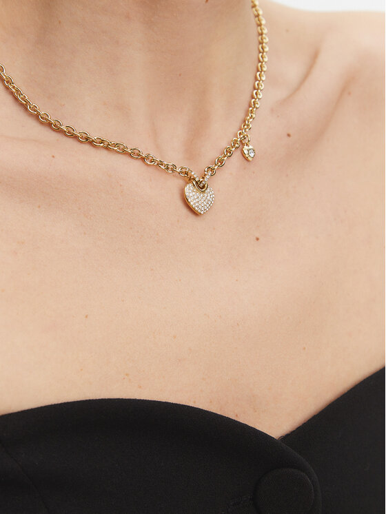 Guess Naszyjnik Guess JUBN05 212JW Złoty
