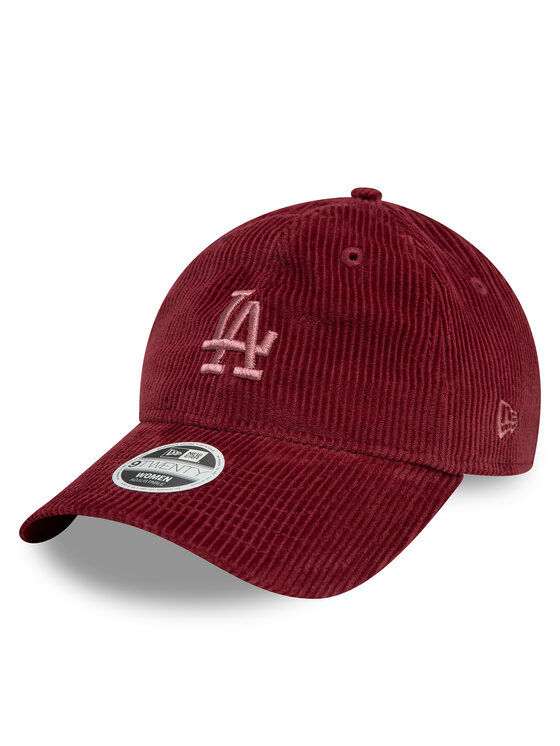 New Era Șapcă New Era Los Angeles Dodgers Cord 9Twenty 60595359 Vișiniu