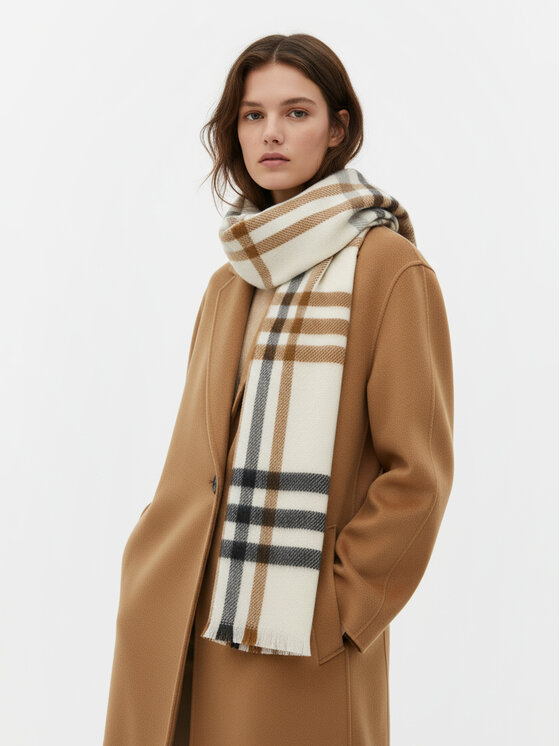 Nine West Šál Nine West CEO-NW-W4-004-AW25 Béžová