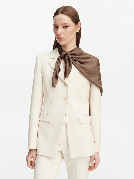 Elisabetta Franchi Szal Elisabetta Franchi SC-14F-61E2-229 Beżowy