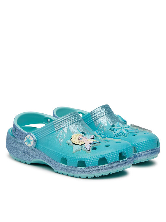Crocs Шльопанці Crocs Crocsclassic Frozen Elsa Clog Kids 210235 Кольоровий