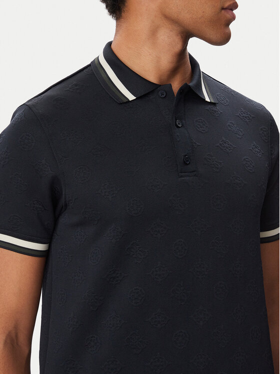 Guess Guess Polo Z6BP02 K6539 Azul marino Regular Fit