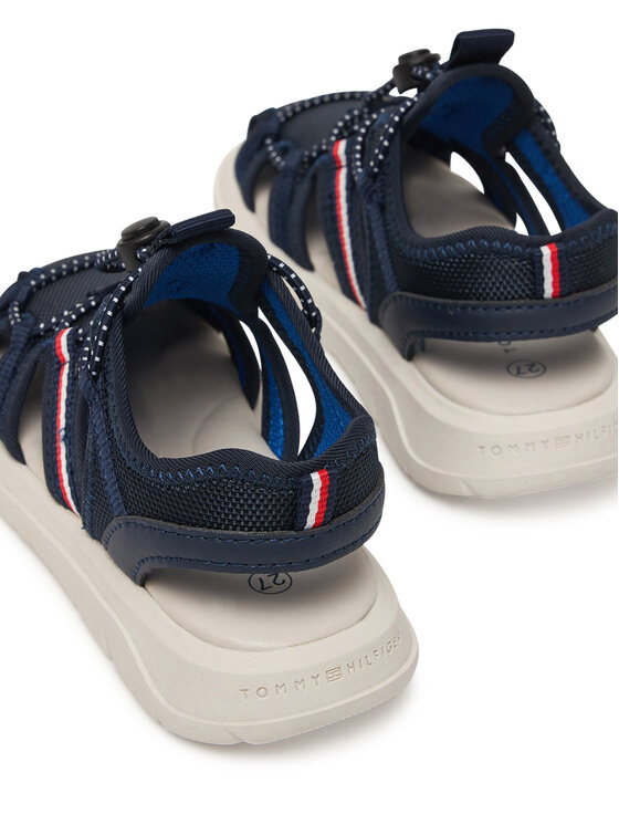 Tommy Hilfiger Sandales Tommy Hilfiger T1B2-34385-1591 Tumši zils