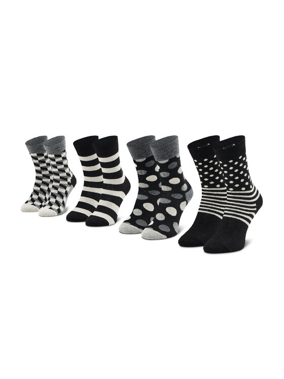 Happy Socks Довгі шкарпетки Happy Socks XCBW09-9100 Чорний