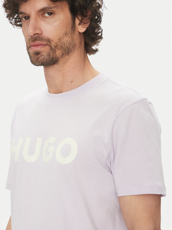 HUGO HUGO Футболка Dulivio 50467556 Фіолетовий Regular Fit