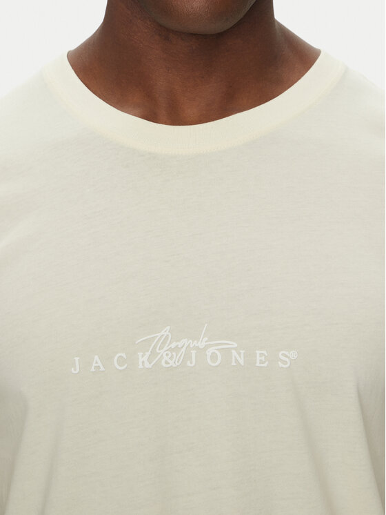 Jack & Jones Jack & Jones Футболка Varenna 12273163 Écru Regular Fit