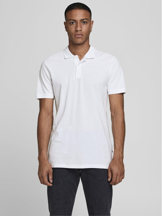 Jack & Jones Jack & Jones Поло Basic 12136516 Білий Slim Fit