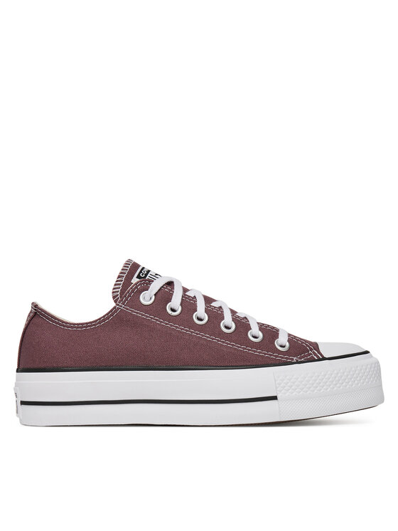 Converse Plátenky Converse Chuck Taylor All Star Lift Platform A10647C Bordová