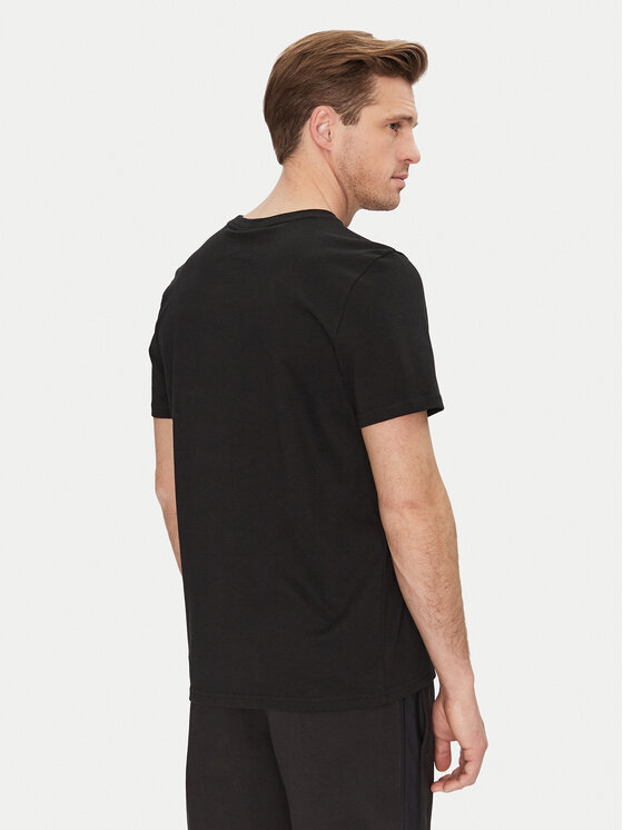 Moose Knuckles Moose Knuckles Póló Dalon M15MT733 Fekete Regular Fit