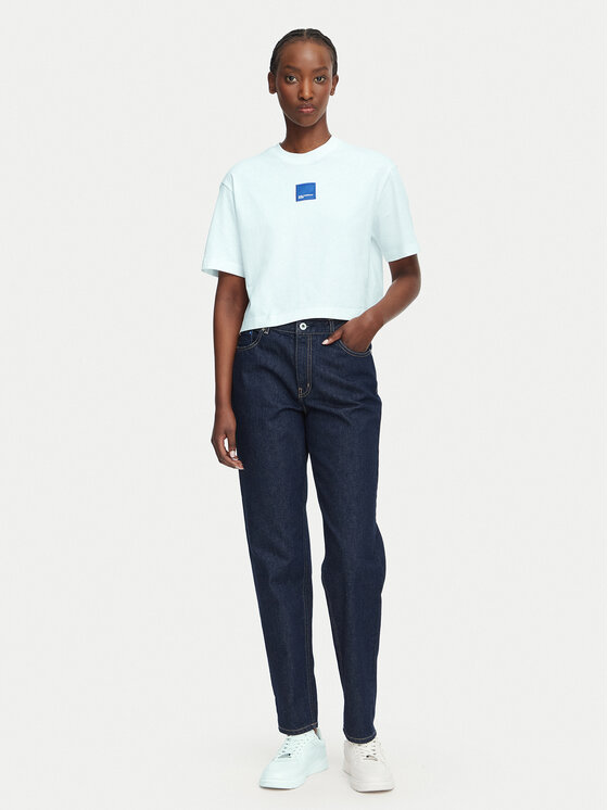 Karl Lagerfeld Jeans Karl Lagerfeld Jeans Camiseta B3W17022 Blanco Boxy Fit