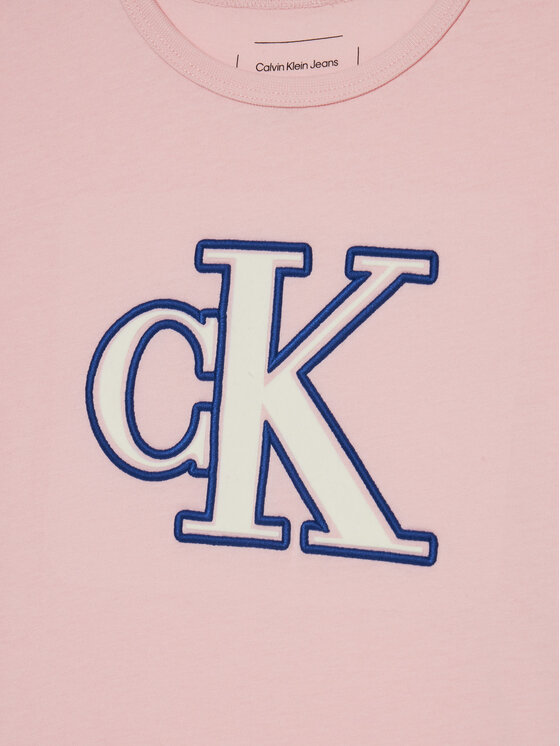 Calvin Klein Jeans Calvin Klein Jeans Póló IG0IG02806 Rózsaszín Boxy Fit