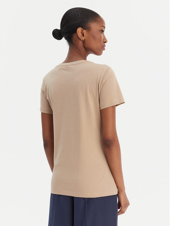 BOSS BOSS T-shirt Elove 50554696 Beige Regular Fit