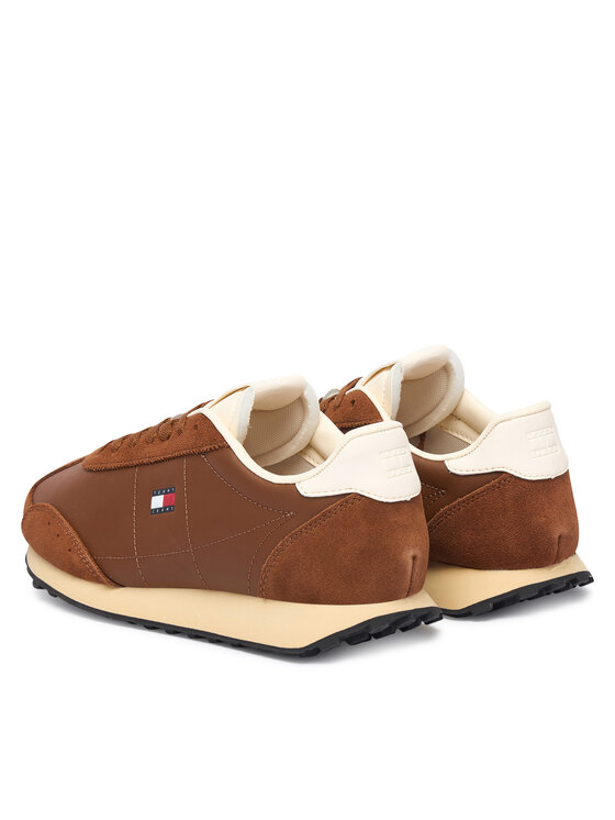 Tommy Jeans Sneakers Tommy Jeans Retro Runner Archive Ltr EN0EN03097 Marrone