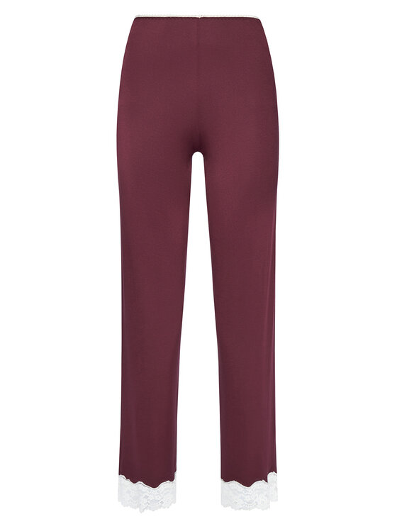 United Colors Of Benetton United Colors Of Benetton Pidžama hlače 3Z123F04A Tamnocrvena Regular Fit