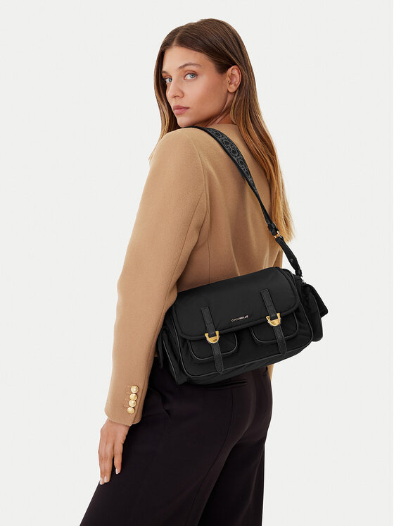 Coccinelle Soma Coccinelle Campus Puffy Ny E1 RFH 15 01 01 Melns