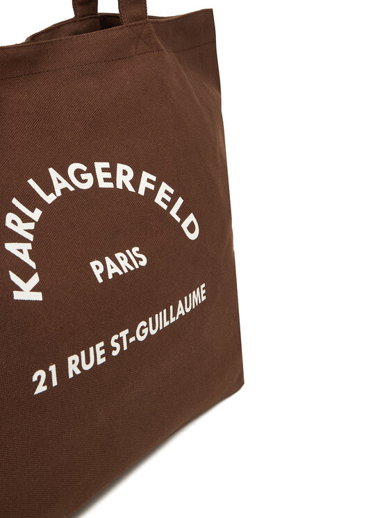 KARL LAGERFELD Kabelka KARL LAGERFELD A1W50006 Hnedá