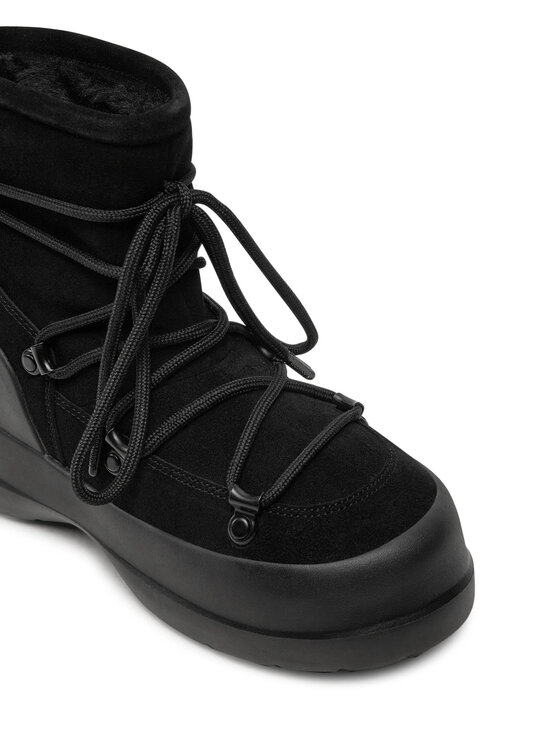 Moon Boot Čizme za snijeg Moon Boot Luna Boot Suede 80D2480030 Crna