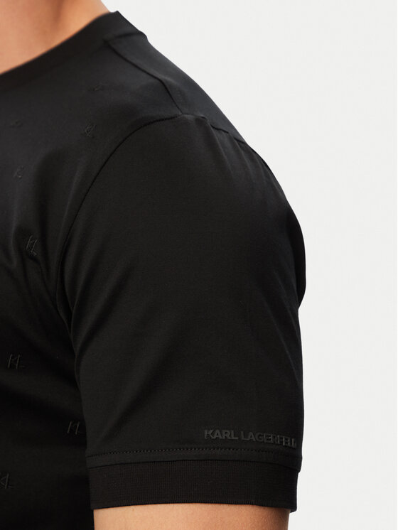 KARL LAGERFELD KARL LAGERFELD Camiseta 755001 563200 Negro Regular Fit