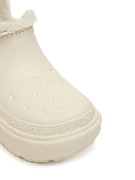 Crocs Снігоходи Crocs Stomp Lined Shorty Boot 210673 Écru