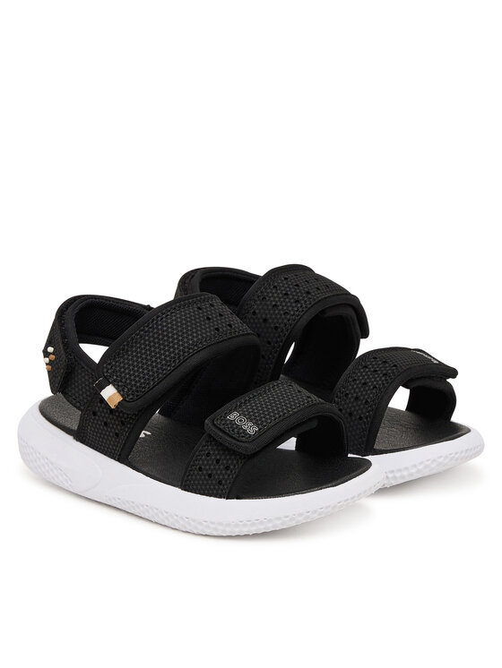 BOSS Sandale BOSS J52823 S Negru