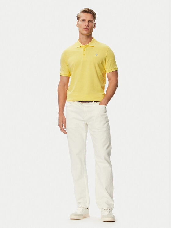 Beverly Hills Polo Club Beverly Hills Polo Club Поло P-SS26M-P42560_BBU Жовтий Regular Fit