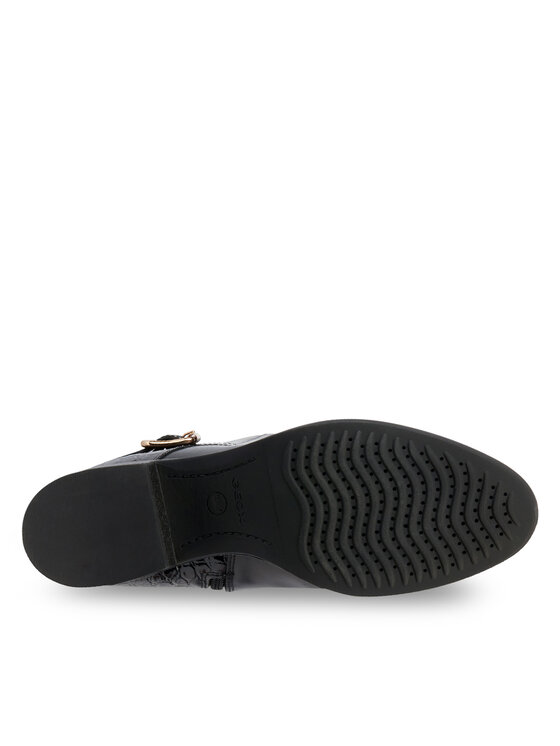 Geox Oficerki Geox D Felicity D36G1A 04340 C9999 Czarny