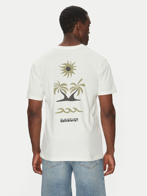 Quiksilver Quiksilver Póló EQYZT08036 Ekru Regular Fit