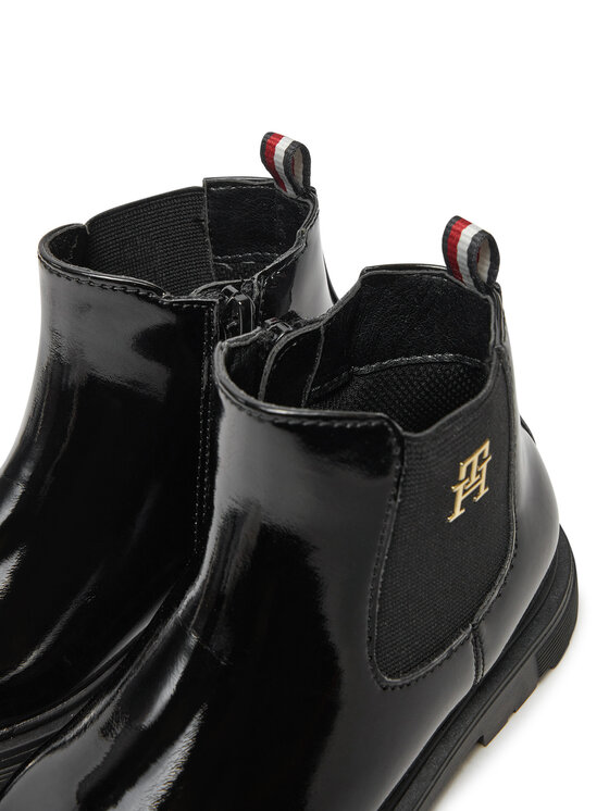 Tommy Hilfiger Īsie zābaki Tommy Hilfiger Chelsea Boot T1A5-33563-0343 M Melns