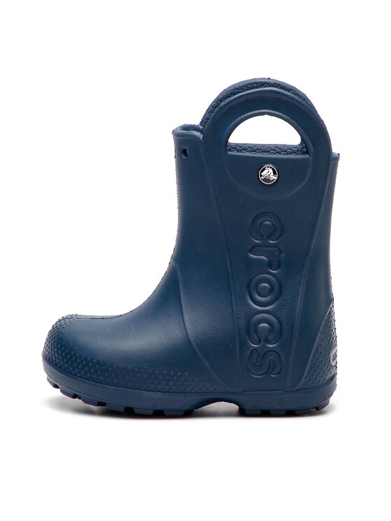 Crocs Гумові чоботи Crocs Handle It Rain Boot Kids 12803 Cиній