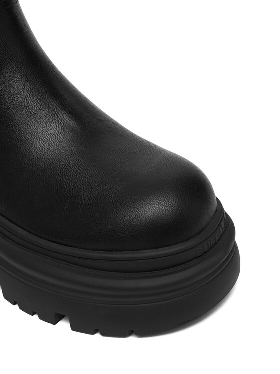 Buffalo Členková obuv s elastickým prvkom Buffalo Dione Chelsea Mid 1270128 Čierna