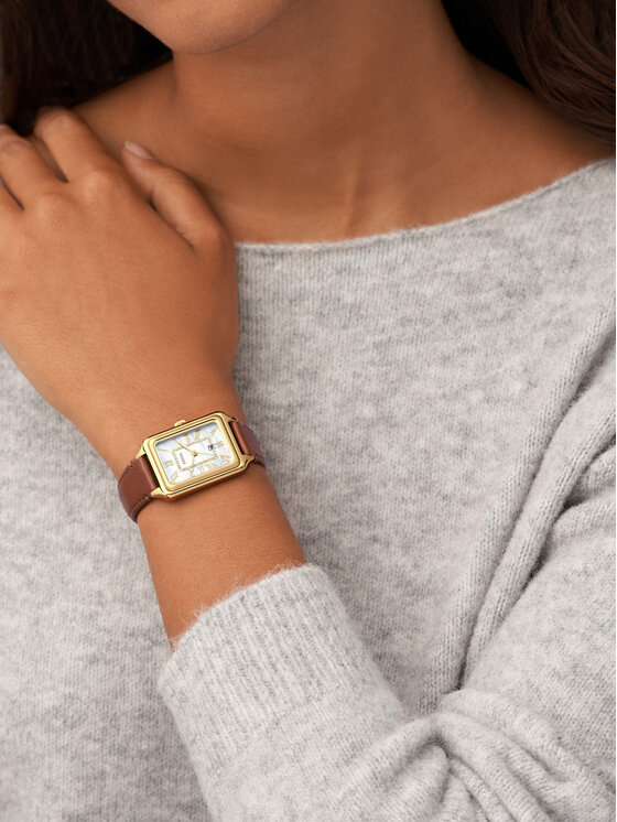 Fossil Годинник Fossil Raquel ES5307 Коричневий