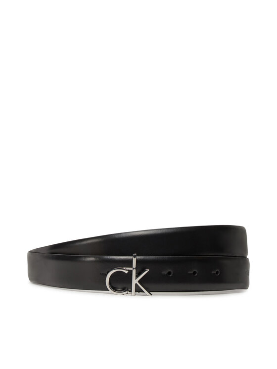 Calvin Klein Dámsky opasok Calvin Klein Ck Buckle Belt 3.0_Smooth K60K613156 Čierna