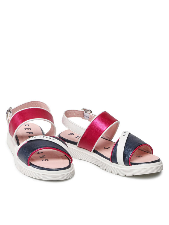Pepe Jeans Босоніжки Pepe Jeans Wendy Logo PGS90183 Рожевий