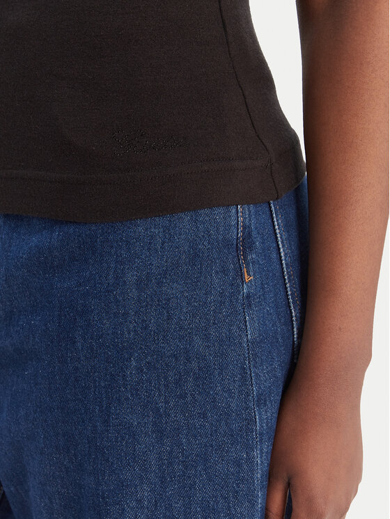 Guess Guess Blusa W6RP16 KD012 Negro Regular Fit