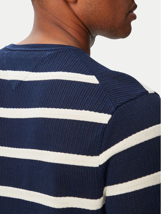Tommy Hilfiger Tommy Hilfiger Sweater Breton MW0MW43942 Sötétkék Regular Fit