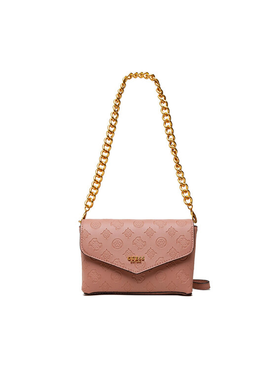 Geantă Guess Zanelle Mini Crossbody Flap HWPA84 92780 Roz