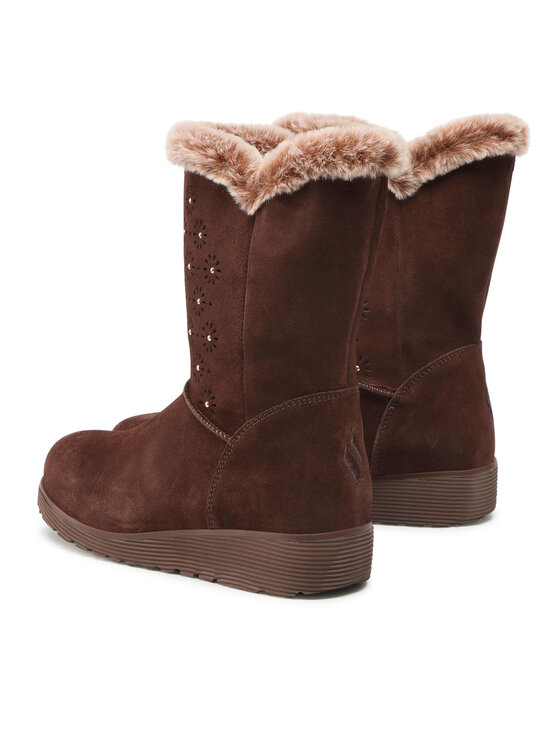 Skechers Kozaki Skechers Lovely Stud 167115/BRN Brązowy