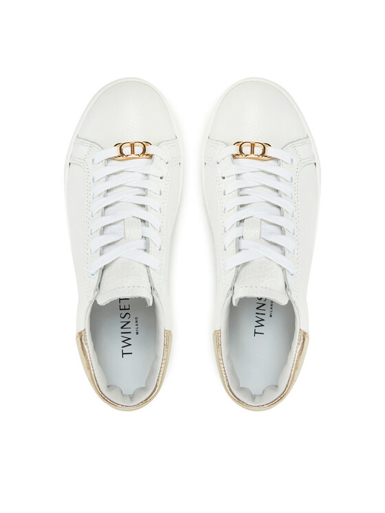 TWINSET Снікерcи TWINSET 251TCP048 Білий