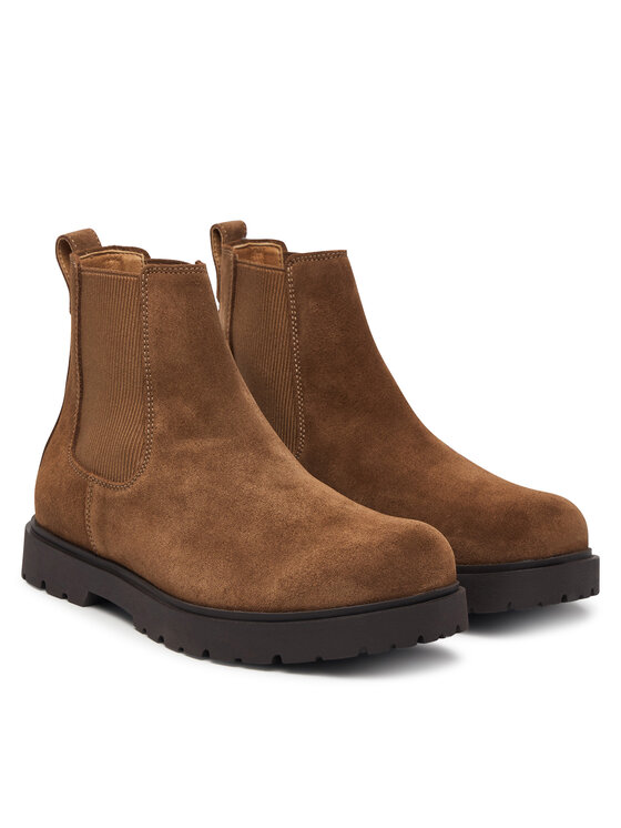 Birkenstock Sztyblety Birkenstock Highwood Slip On 1033155 Brązowy
