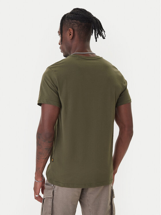 G-STAR G-Star Raw Футболка Finger Print Burger D26041-C506 Темно-зелений Regular Fit
