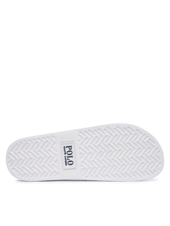 Polo Ralph Lauren Шльопанці Polo Ralph Lauren Polo Bear Slide 809P09762001 Білий