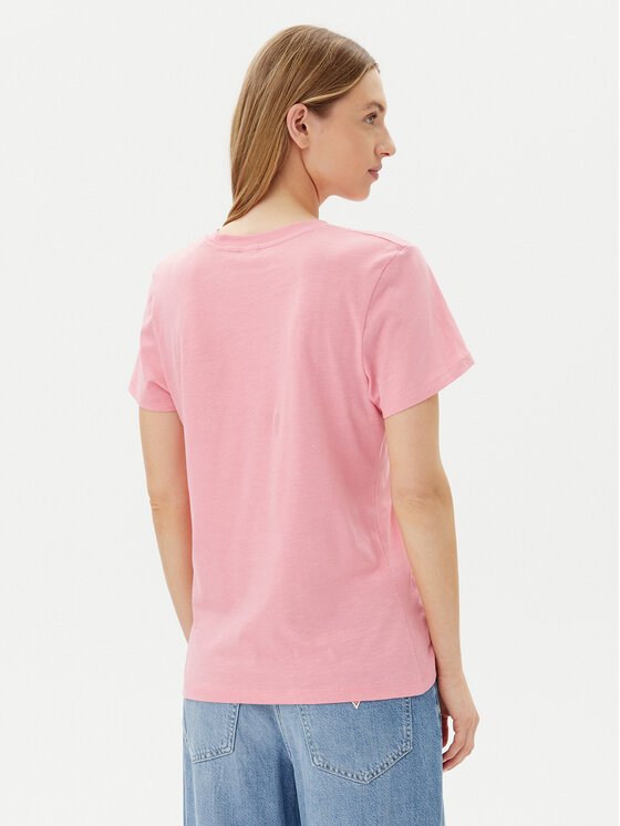 Guess Guess Футболка E5GI03 K8G01 Рожевий Regular Fit