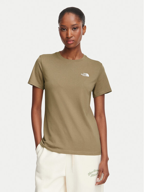 The North Face The North Face Camiseta Evolution Simple Dome Slm NF0A8FX7 Marrón claro Regular Fit