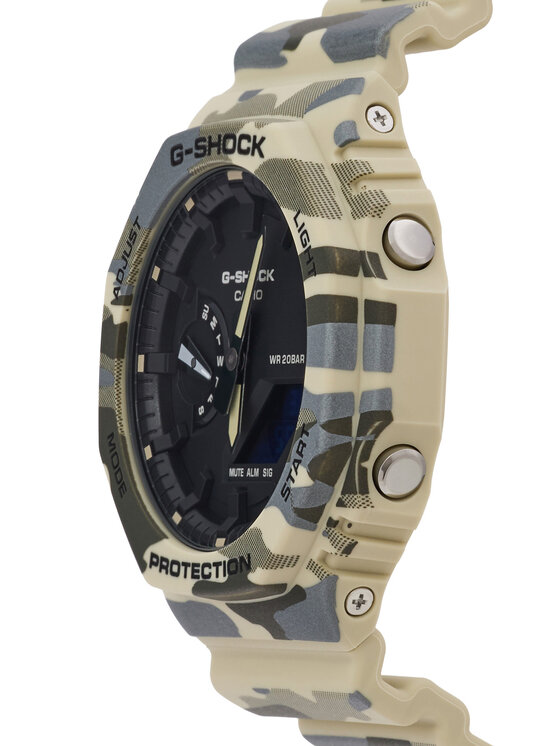 G-Shock Годинник G-Shock GA-2100CM-5AER Бежевий