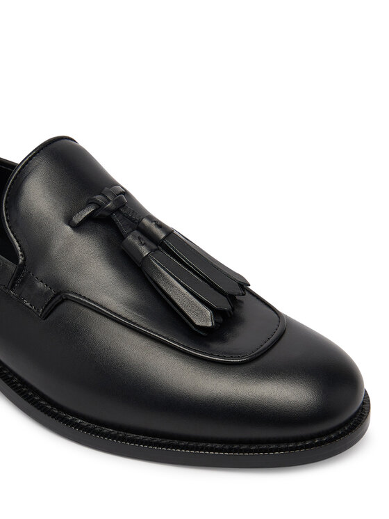 Max Mara Loafersy Max Mara 2614521411600 Czarny