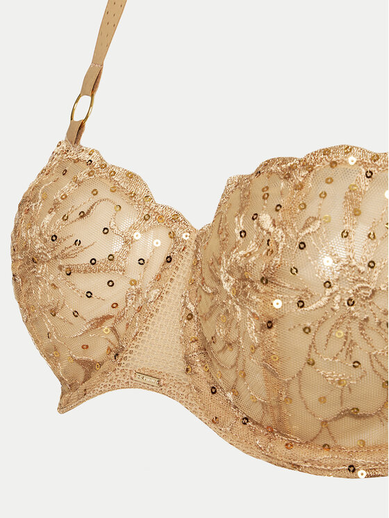 Chantelle Chantelle Grudnajk balkonet Fleurs Signature C12Q50 Bež